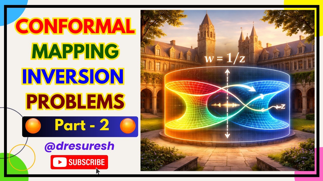 Complex Algebra Inversion Function Mapping 13. Inversion - Conformal Mapping :Problems - Part : 2 - Unit - 4 ...