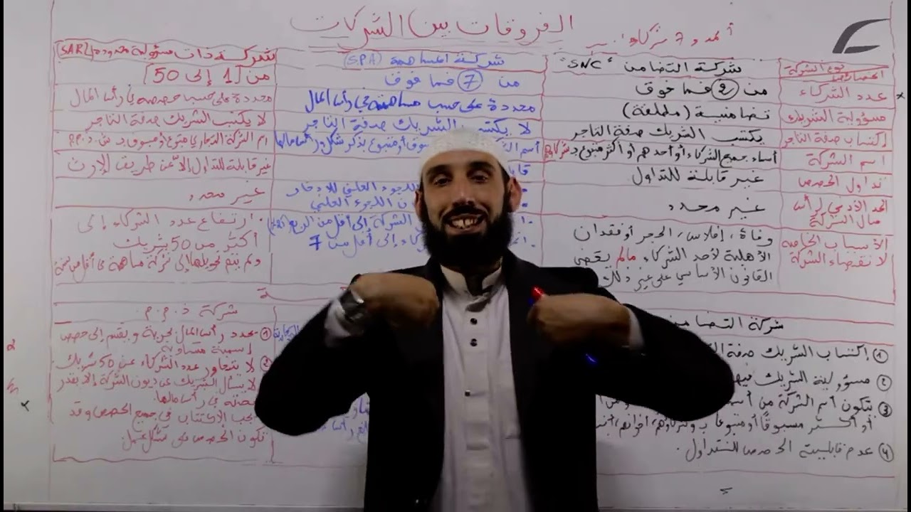 القانون:الشركات 💥🔥✅🎓 أقوى فيديو 