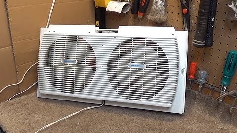 Clean and Service Holmes Air 8" Twin Window Fan Model HAWF2020