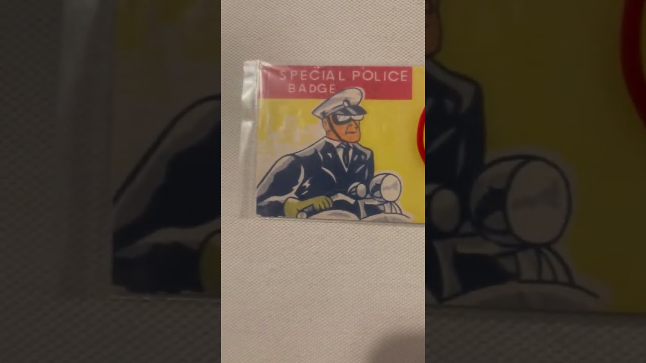 Vintage NYPD Special Police Badge 🚔 Tin Litho Japan NOS – Vintage