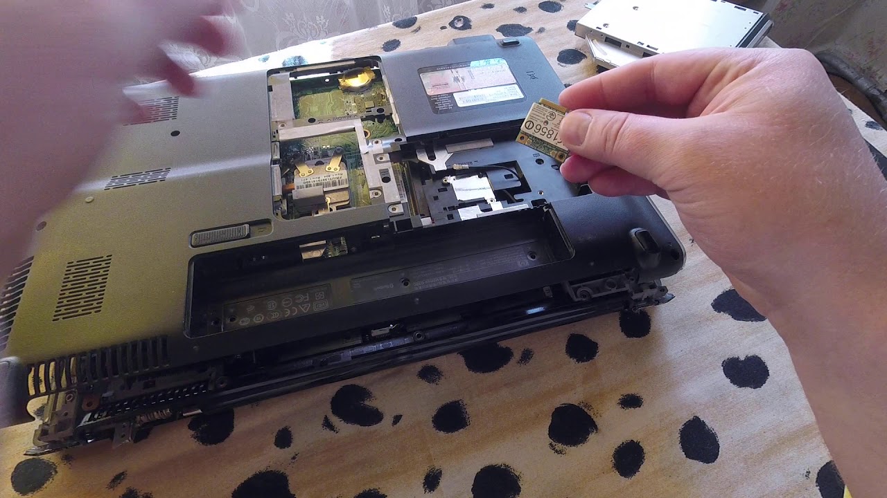Как разобрать ноутбук hp dv6 Разбор Ноутбука HP PAVILION dv6-2116er - YouTube