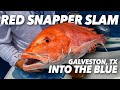 Red snapper slam  galveston tx  into the blue