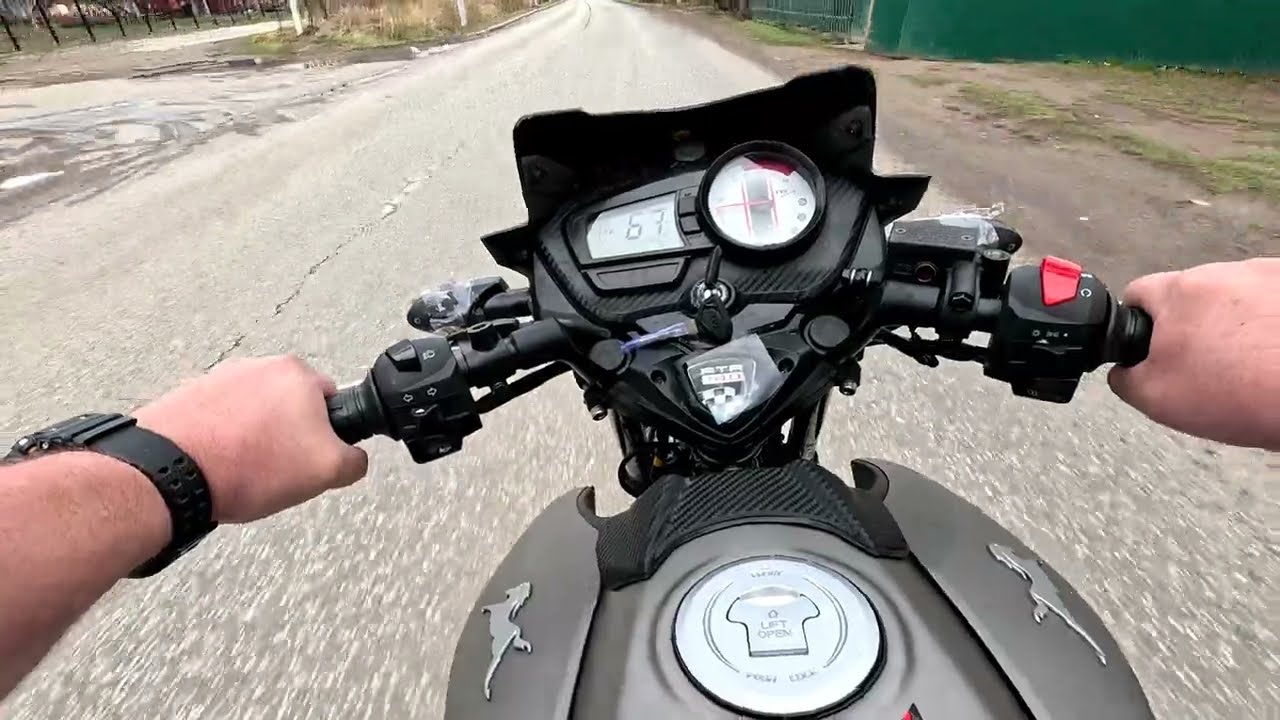 Индийский мотоцикл TVS APACHE 180. Тест-драйв.