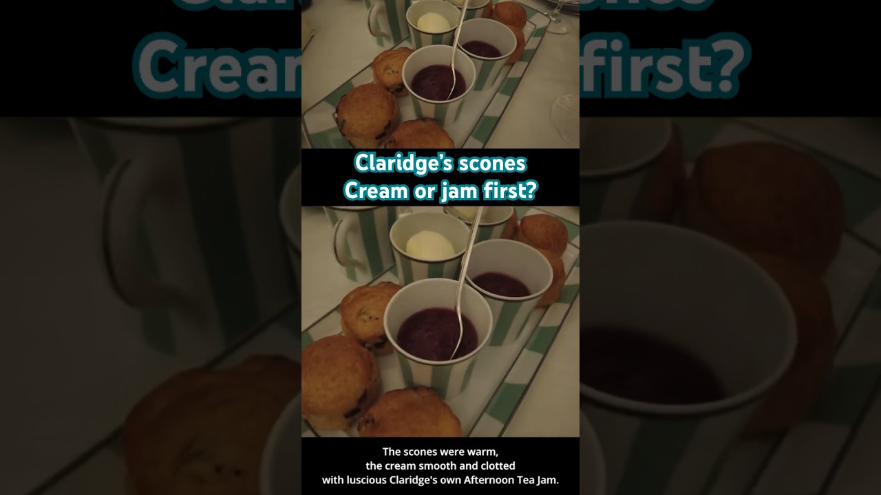 CLARIDGE’S SCRUMPTIOUS SCONES. 