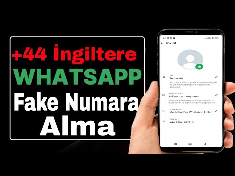 WhatsApp Fake Numara Alma 2024 | +44 İngiltere Sms Onay