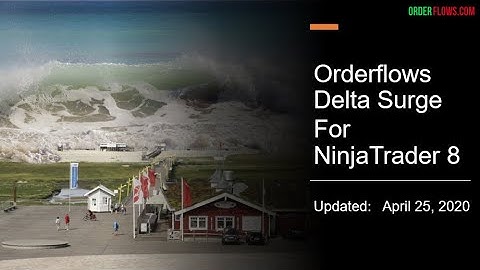 Orderflows Delta Surge Free Indicator For Order Flow Analysis NinjaTrader 8 NT8