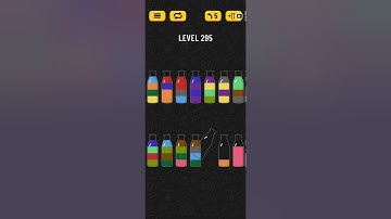 Soda Sort Puzzle Level 295 Walkthrough Solution Android/iOS