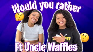 Would you rather ft Uncle Waffles | The Epic life of Lee