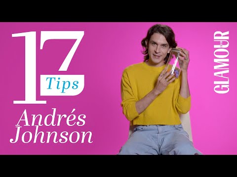 El tiktoker Andrés Johnson se ríe del mundo con sus 17 tips | Glamour México y Latinoamérica