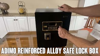 Safe Box Review, ADIMO Cabinet Safes with Sensitive Alarms