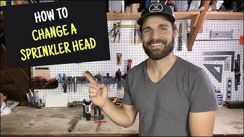 How to Change a Sprinkler Head - Without Digging