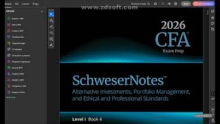 2026 CFA Level 1 Schweser Study Notes an d Qbank
