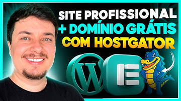 HOSTGATOR 2025! DOMÍNIO GRÁTIS C/ O MAIOR DESCONTO NA HOSPEDAGEM DE SITE + WORDPRESS P/ CRIAR SITE