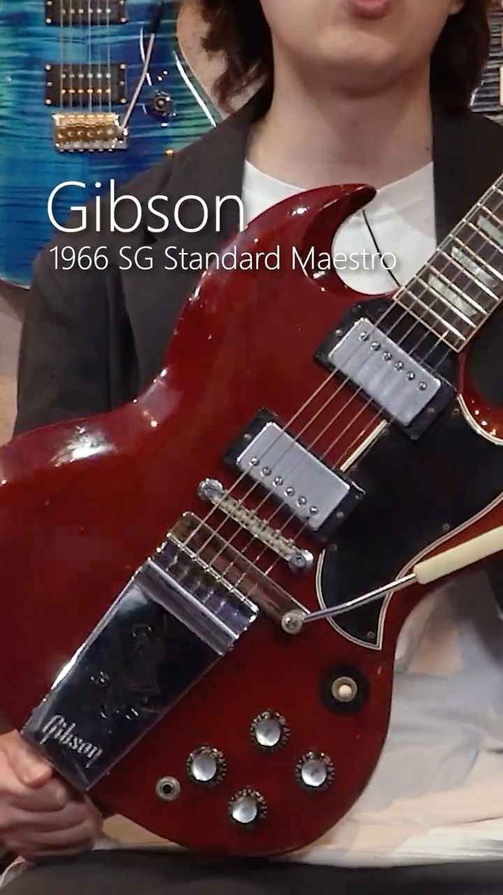 【動画有】　1966年 SG ギブソン　ビンテージ　レスポール JR メロディー How does a 1966 Gibson SG sound? [A vintage guitar worth nearly 2