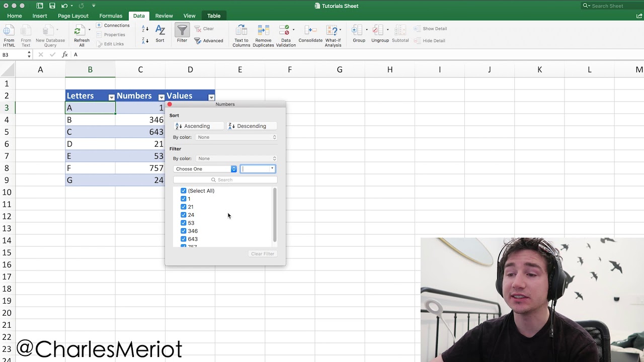 Excel Tips & Tricks Filters YouTube