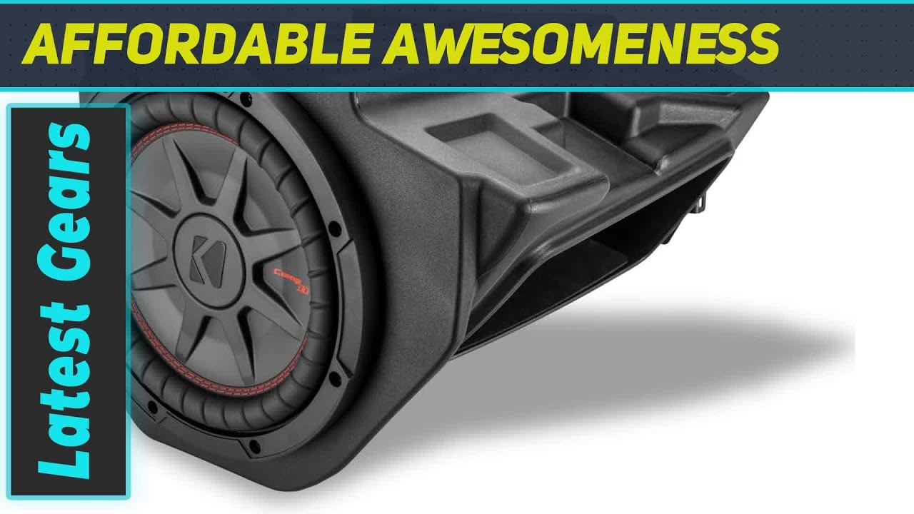 SSV Works RZ4-GB10K 2014-2023 Polaris RZR 10" Glovebox Subwoofer: Best Sound Upgrade for Your