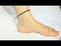 how to make black thread anklet ...DIY...nazar dhaga kese bnaye