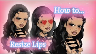 How to Resize Lips || MSP2 GUIDE screenshot 5