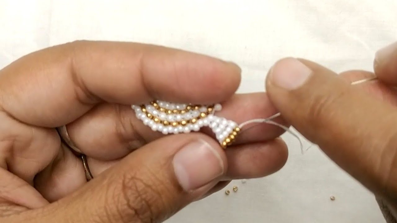 How To Make Malaji for Thakorji | Thakorji Shingar | Laddu Gopal  Malaji /bead work necklace