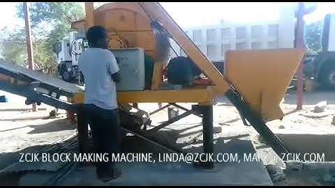 QTY4-20A block machine in Africa