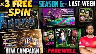 New Championship Campaign & ×3 Free Spin | Season-6 Last Week | Farewell POTW |