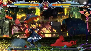 Rachel vs Arakune - BlazBlue Chronophantasma Extend Arcade Mode