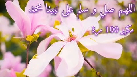 اللهم صلِ وسلم على نبينا محمد مكررة 100 مرة القارئ أحمد النفيس @Ahmad_Alnufais