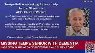 He Loves to Fish: Search Continues for Missing 91-Year-Old Tempe Man