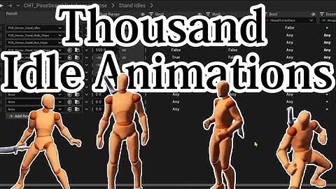 Be better than AAA studios! Setting up thousand different idle animations using Motion Matching!