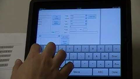 Using the Scanfob® 2002 HID Bluetooth Barcode Scanner with a Web Based Application Using an iPad