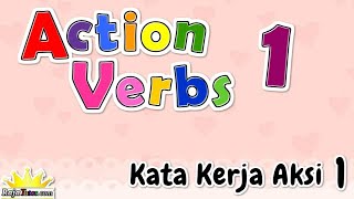 Action Verbs 1 (Kata Kerja Aksi bagian 1) | Belajar Kosakata Bahasa Inggris