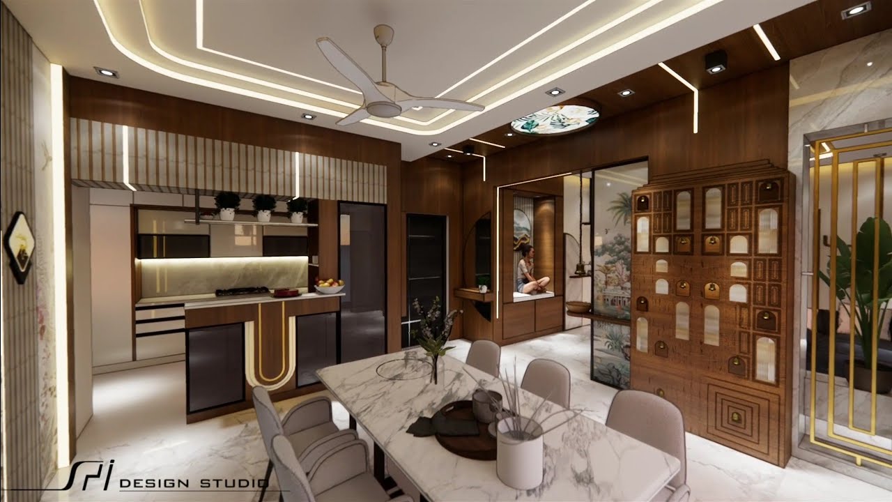 Brigade Xanadu Mogappair J-0357 5BHK flat interior design by SPI DESIGN ...