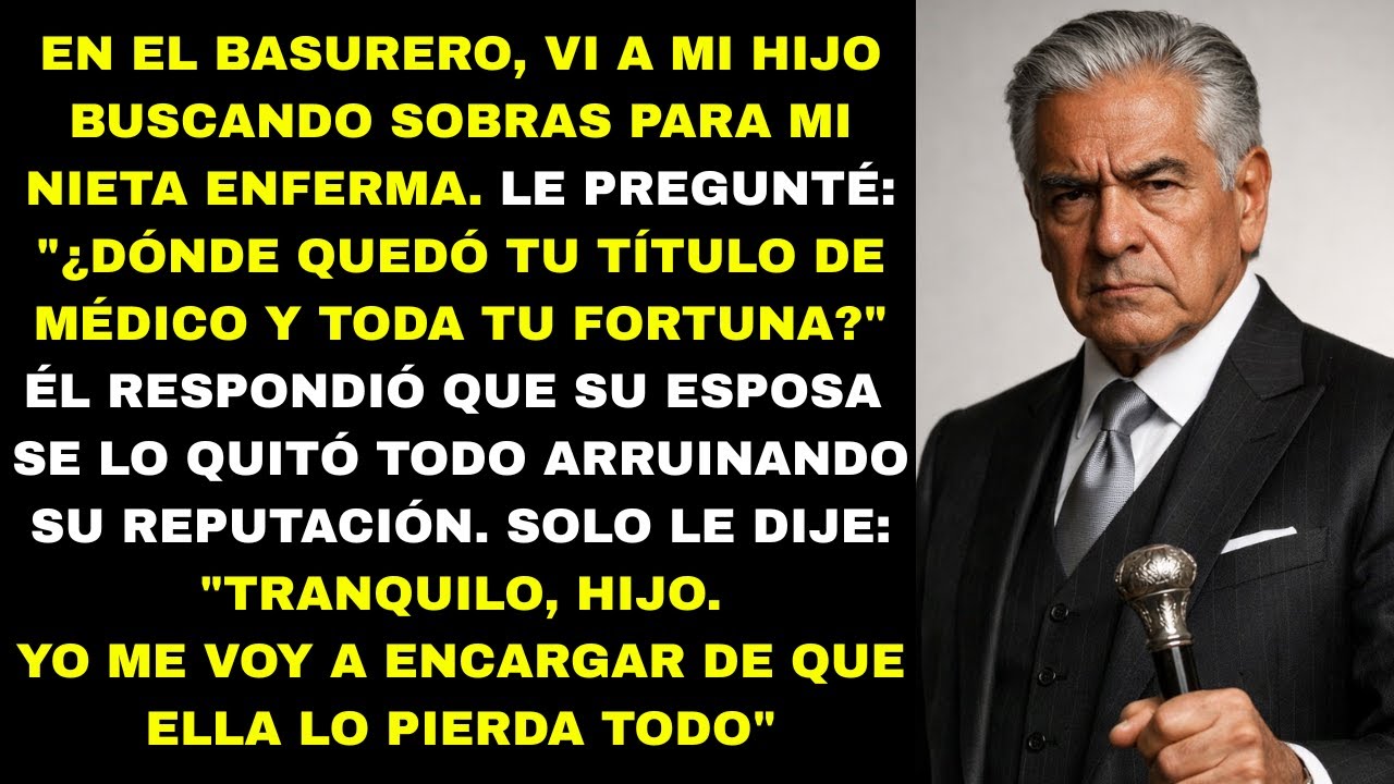 Encontré a mi hijo, el doctor más famoso de la ciudad, mendigando. Cuando vi al bebé que cargaba...