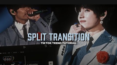 SPLIT TRANSITION - CAPCUT TUTORIAL || TAEHYUNG EDIT || TIKTOK TREND TUTORIAL