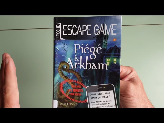 Escape game Psy Island ,Escape game ,jeu de société Larousse et