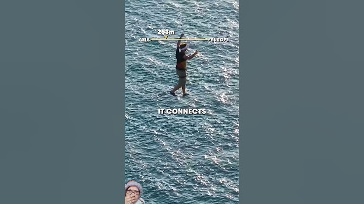 Balancing across two continents 🗺️#bridge #balancing #extremesports#adventure #youtubeshorts #shorts