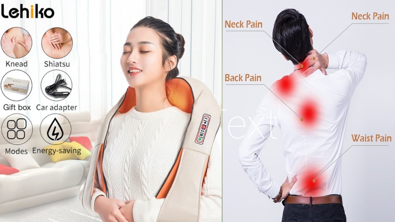 Benefits of Shiatsu Massage at Home with the U Shape Electrical Massager  - Infrared Heated