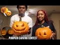 Carving Pumpkins with My Boyfriend *Q&amp;A* 🎃🥰