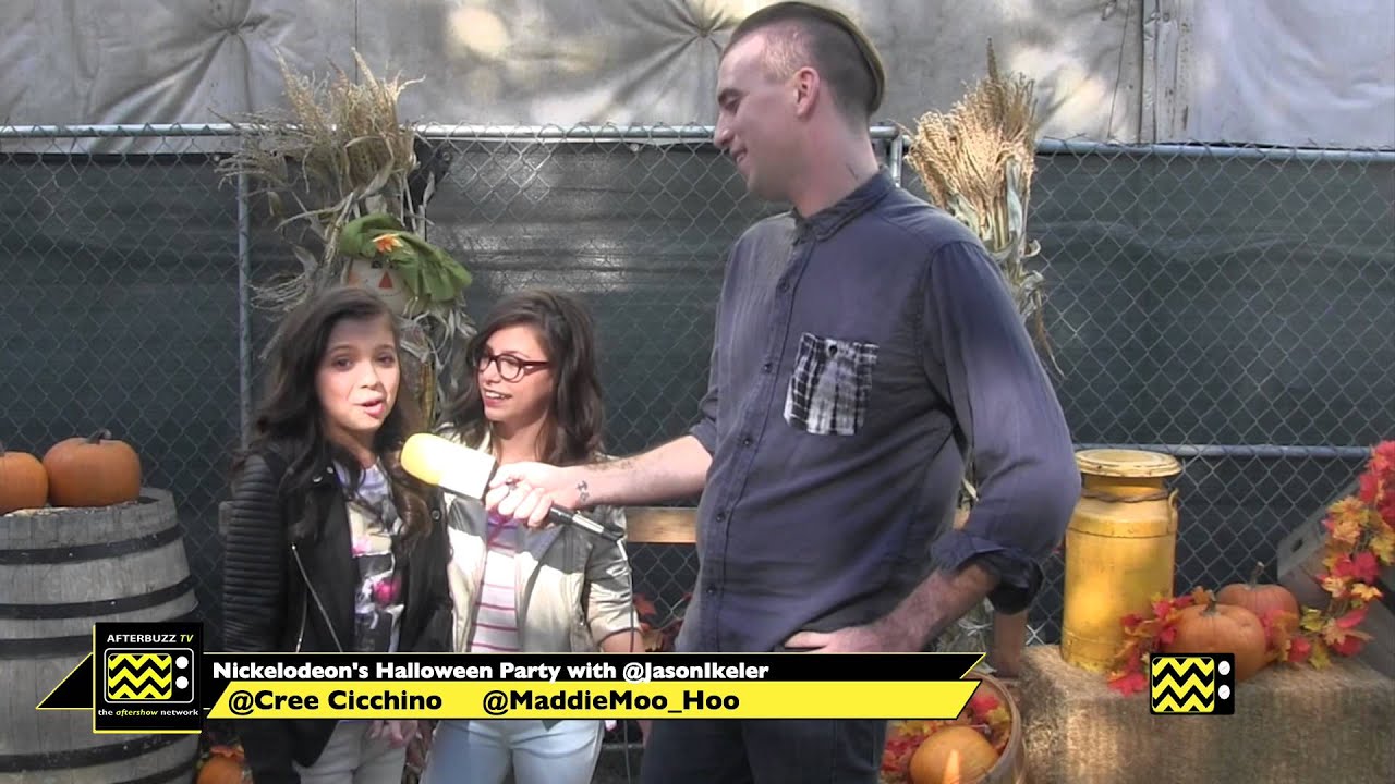 Cree Cicchino & Madisyn Shipman @ Nickelodeon's Halloween Party | AfterBuzz TV