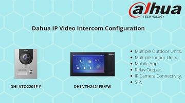 Configuring Your New Dahua IP Video Intercom (Outdoor & Indoor)