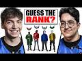 PRO GAMERS GUESS THE RANK | League of Legends edition