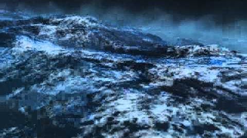 Storm at Sea Using maya 3D