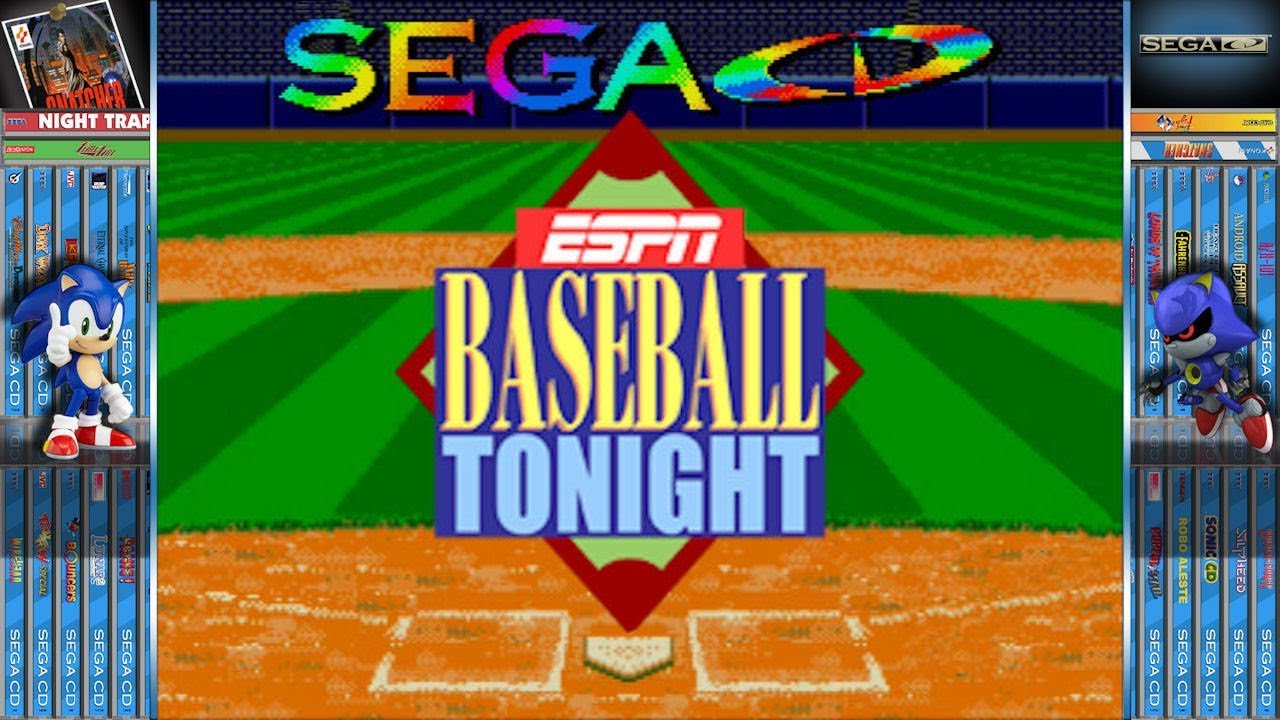 ESPN Baseball Tonight Pennant Fever Edition - SEGA CD / Mega-CD (1994) Longplay