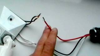 Wiring a Photo cell. (Dusk to Dawn) - YouTube  Electric Eye Wiring Diagram    YouTube