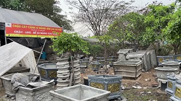 Ang xi măng nuôi cá trồng cây cảnh 90 x 60