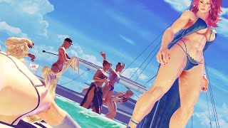 Street Fighter V Poison(SETH) VS R.Mika Swap Mod Samus Hot Bikini