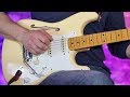 Review Demo - Fender Eric Johnson Thinline Stratocaster