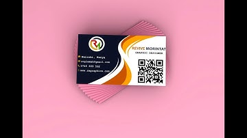 How to use Business card mockup isolated 3D rendering