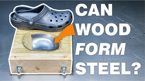 How I made steel toe crocs with wood