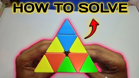 How to Solve 3x3 PYRAMINX CUBE #viralvideo #trendingvideo 
